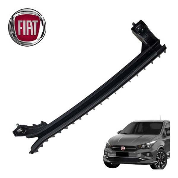 Guia Canaleta Vidro Traseiro Direiro Fiat Cronos Drive 2020 Preto