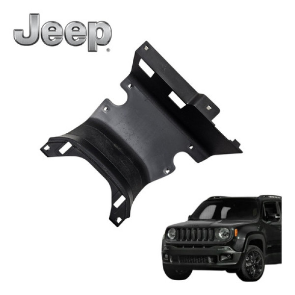 Acabamento Console Central Jeep Renegade Flex 2016 A 2020 Preto