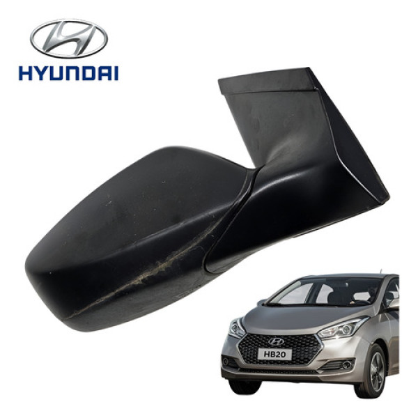 Retrovisor Lado Esquerdo Hyundai Hb20 Comfort 2013 A 2019