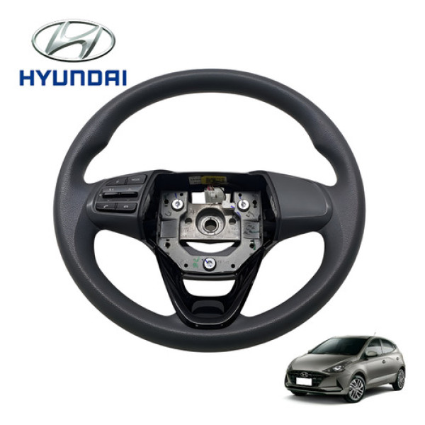 Volante De Direção Hyundai Hb20 1.0 2020 2021 2022 Cinza