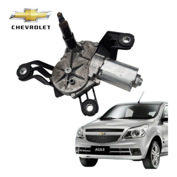Motor Limpador Traseiro Chevrolet Agile 2009 A 2014 Original