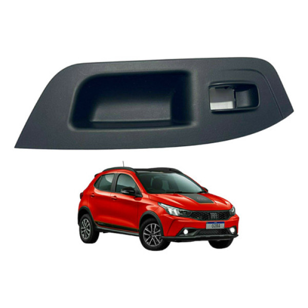 Moldura Acabamento Botão Vidro  Dianteiro Direito Fiat Argo