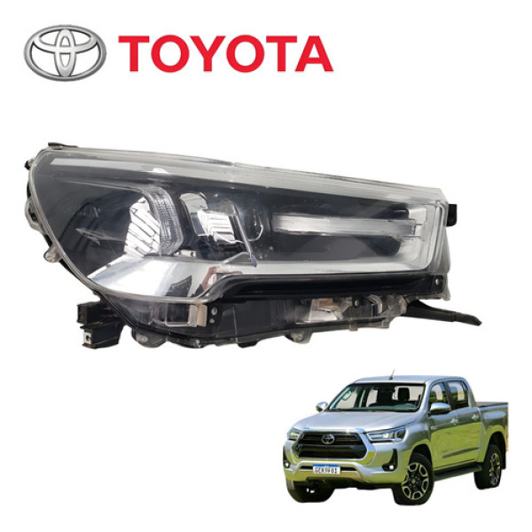 Farol Lado Direito Recuperado Hilux 2022 Direito/passageiro