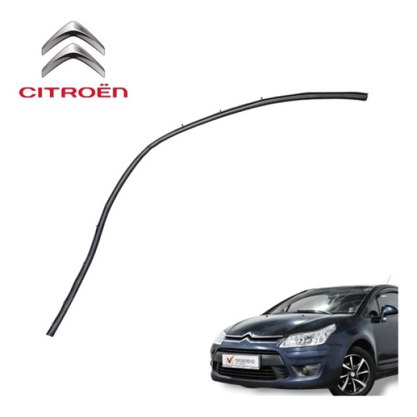 Borracha Inferior Porta Traseira Esquerda Citroën C4 2011  Preto
