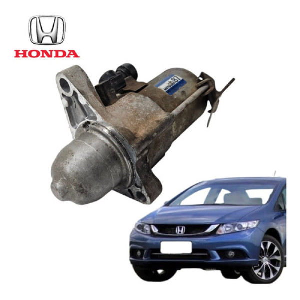 Motor Partida Honda Civic Hrv 1.8 2.0 2013 A 2016 Mitsuba 
