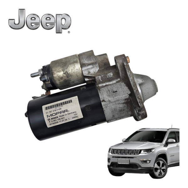 Motor Arranque Partida Jeep Compass 2.0 Limited 4x4 2018 Ori