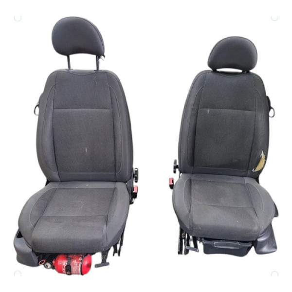 Par De Bancos Volkswagen Fox 2010 Cinza