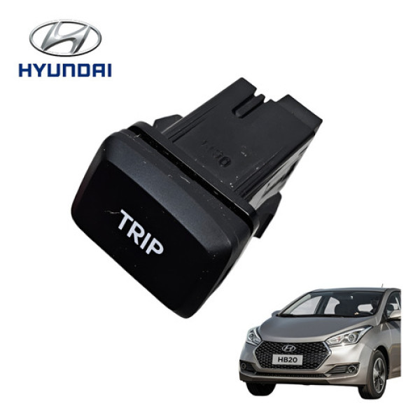 Botão Trip Hyundai Hb20 1.0 Comfort 2013 A 2019 Original Preto