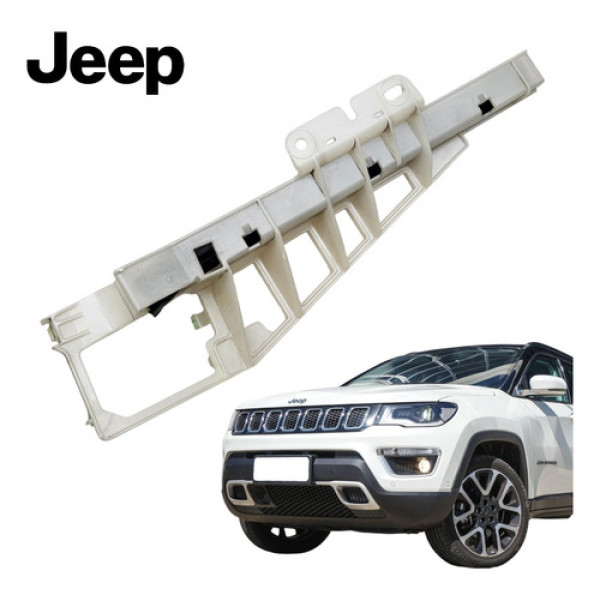 Guia Vidro Porta Traseira Esquerda Jeep Compass 2016 A 2021 Branco