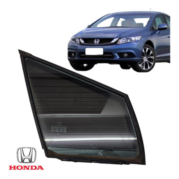 Vidro Fixo Porta Dianteira Direita Honda Civic G9 2013 2016