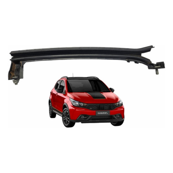 Trilho Guia Do Vidro Porta Traseira Direita Fiat Argo Trekki