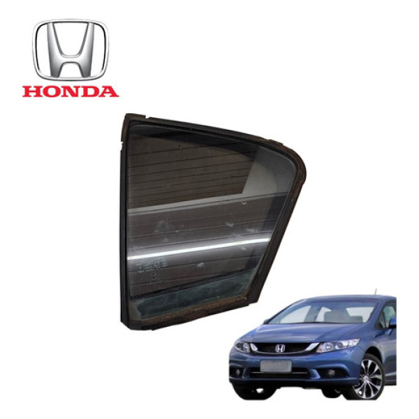 Vidro Fixo Porta Traseira Esquerda Honda Civic 2013 A 2016