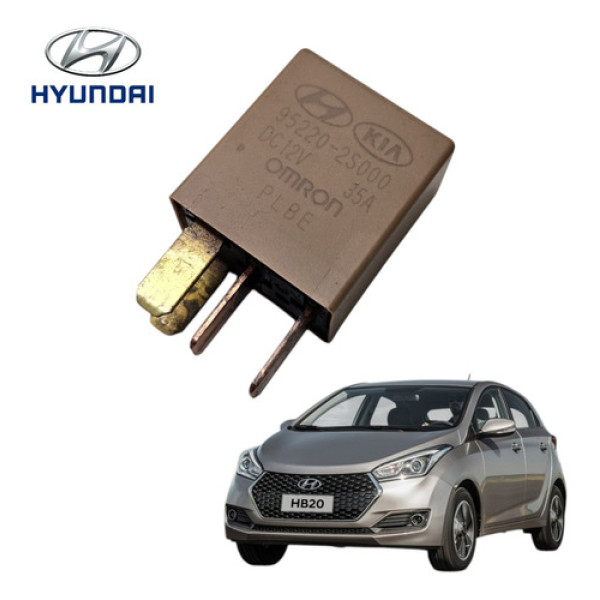 Rele Auxiliar 12v 35a Hyundai Hb20 2013 A 2019 Original 