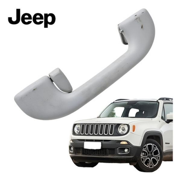 Alça Pqp Teto Traseira Direita Jeep Renegade 2016 A 2019 Cinza