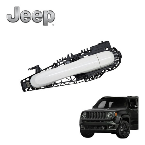 Maçaneta Externa Traseira Direita Jeep Renegade Flex 2020 Preto Traseira