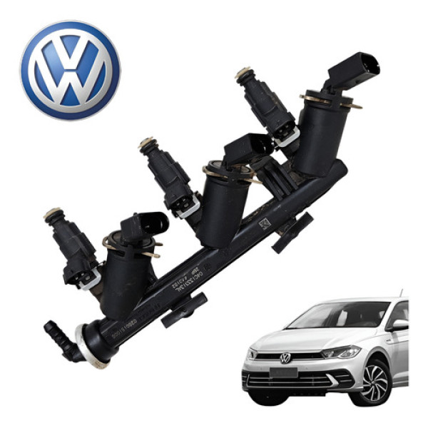 Flauta Bico Injetor Volkswagen Polo 1.0 Track 2022 A 2025