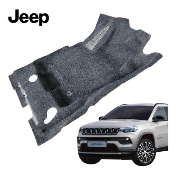 Carpe Assoalho Dianteiro Esquerdo Jeep Compass 2018 A 2023 Preto