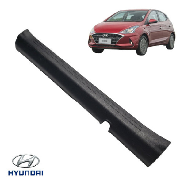 Soleira Porta Dianteira Direita Hyundai Hb20 2020 A 2022 Preto
