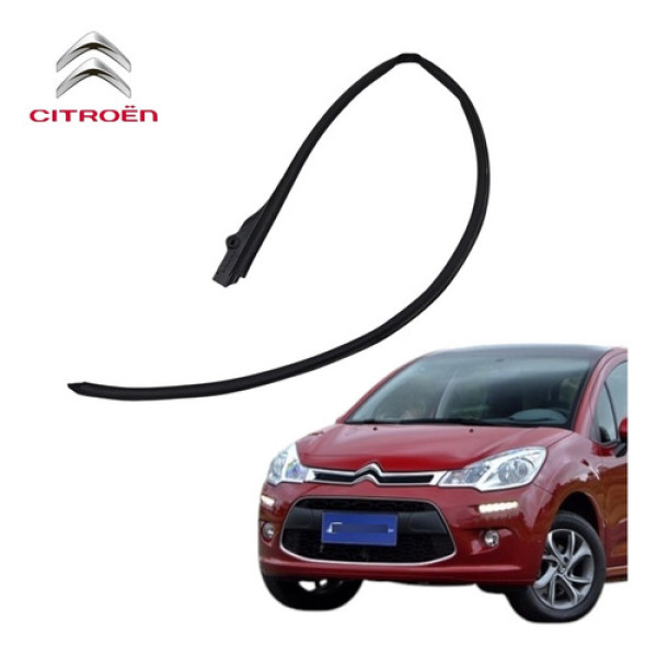 Borracha Vedação Porta Traseira Esquerda C3 2013 A 2018 Orig Preto