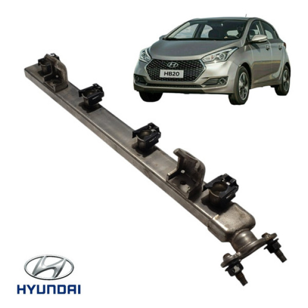 Flauta Injeção Combustível Hyundai Hb20 1.6 2013 A 2015 Orig