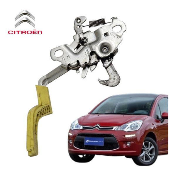 Fechadura Trava Capo Citroën C3 2013 A 2015 Original