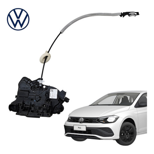 Fechadura Porta Dianteira Direita Vw Polo Nivus 2022 A 2025
