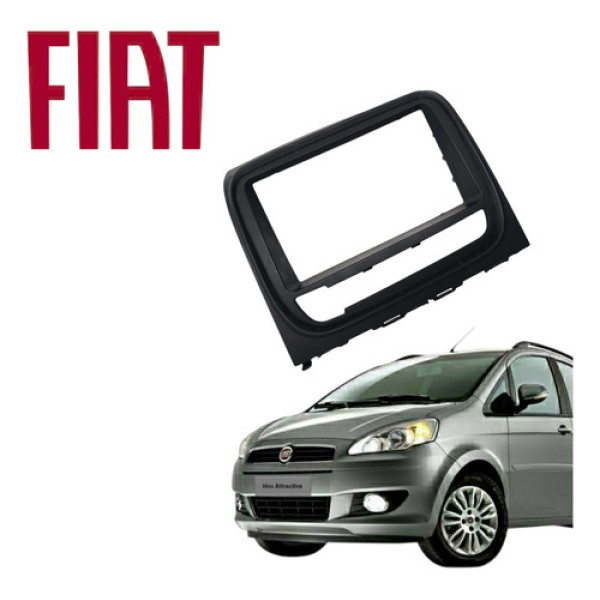 Moldura Painel Multimídia Fiat Idea Attractive 2012 A 2016