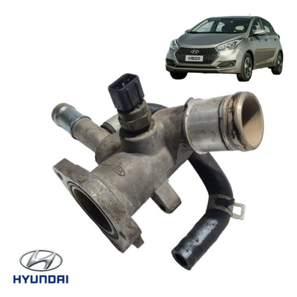 Carcaça Válvula Termostatica Hyundai Hb20 1.6 2017 A 2019 