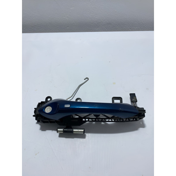 Maçaneta Externa Porta Dianteira Esquerda Gm Onix 1.0 2020  Azul Dianteira