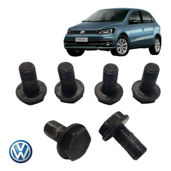 Jogo De Parafusos Volante Motor Volkswagen Gol G7 1.6 2017