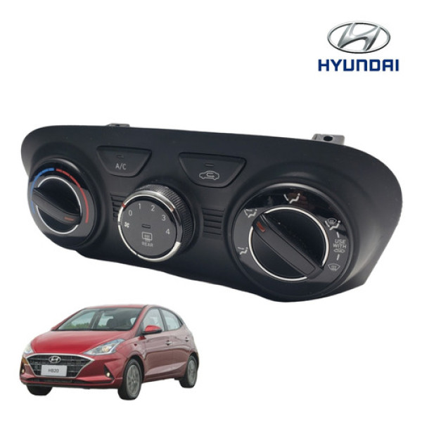 Painel Comando Ar Condicionado Hyundai Hb20 1.0 2020 A 2022