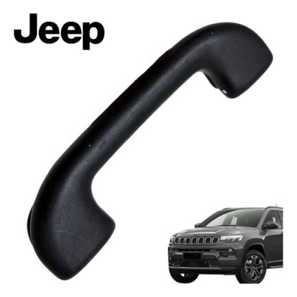 Alça Teto Pqp Dianteiro Direito Jeep Compass T270 2020 2022 - Preto