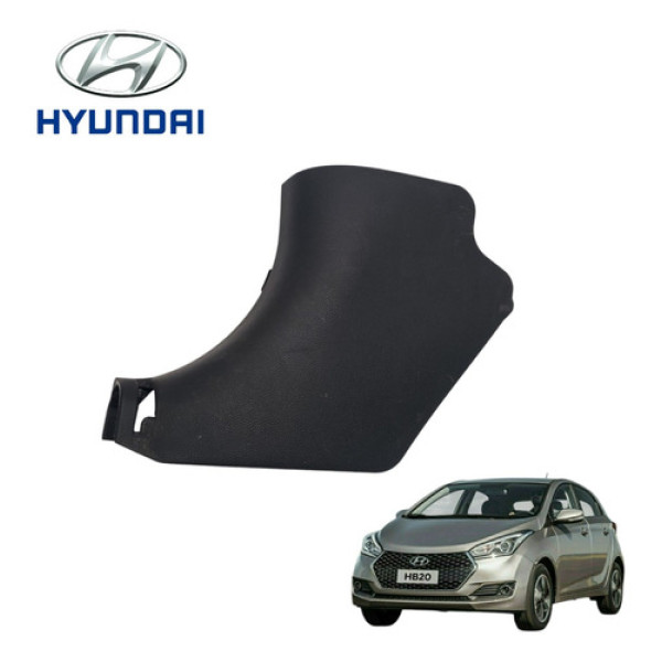 Soleira Interna Coluna Esquerda Hyundai Hb20 2013 A 2015  Preto