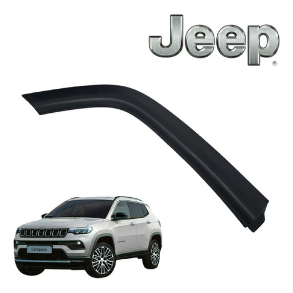 Moldura Paralama Traseiro Direito Jeep Compass 2022 Original - Preto