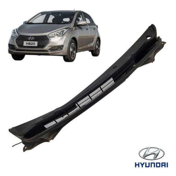 Grade Churrasqueira Parabrisa Hyundai Hb20 1.6 2013 A 2015 Preto