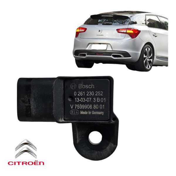 Sensor Map Pressão Citroën Ds5 Ds3 Ds4 1.6 Thp 2013 A 2016