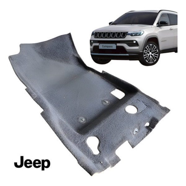 Carpe Assoalho Dianteiro Direito Jeep Compass 2018 A 2023 Preto