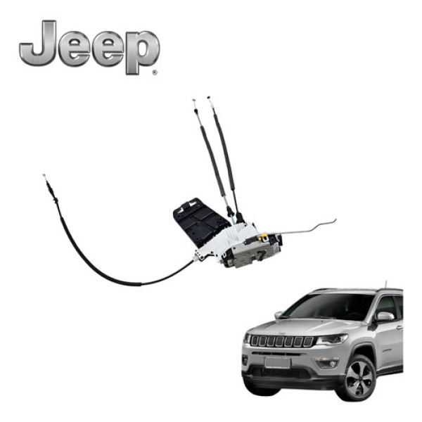 Fechadura Porta Dianteira Esquerda Jeep Compass 2016 A 2021
