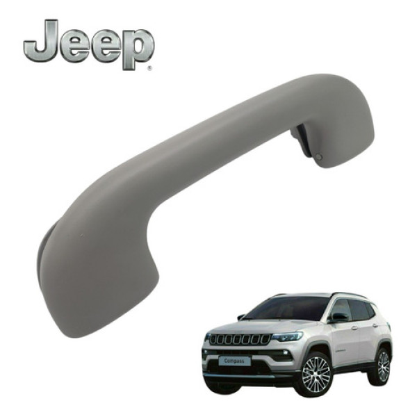 Alça Teto Pqp Dianteira Direita Jeep Compass 2022 Original - Preto