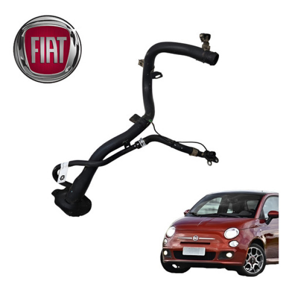 Gargalo Tanque Combustível Fiat 500 1.4 Sport Air 2012 Origi Preto
