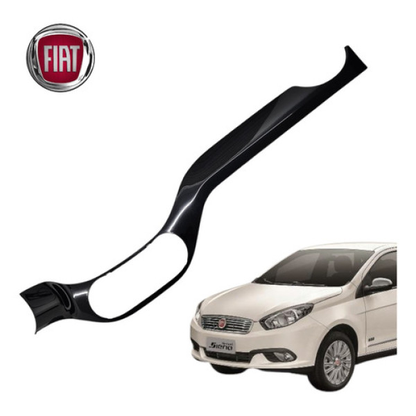 Acabamento Inferior Painel Fiat Palio Grand Siena 2012 2018 Preto