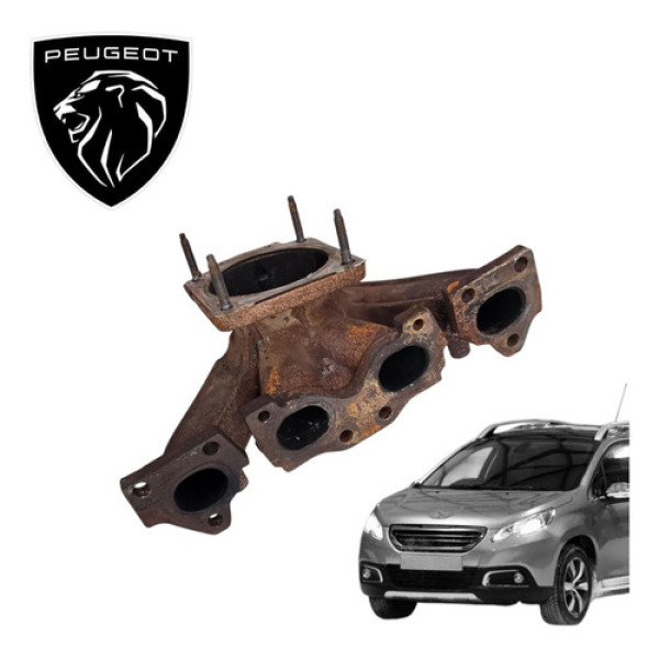 Coletor Escape Peugeot 2008 1.6 Allure 2015 A 2020 Original