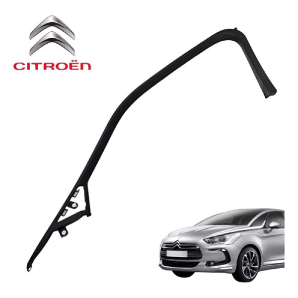 Friso Interno Porta Dianteira Direita Citroën Ds5 Thp 2014 Preto
