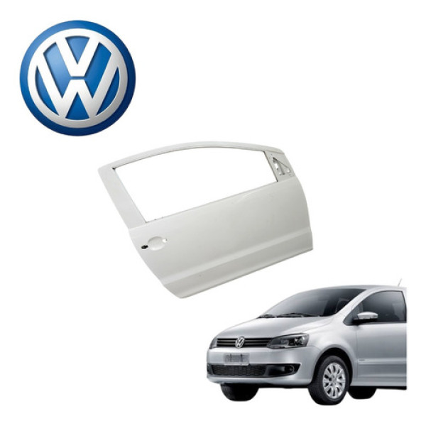 Porta Dianteira Direita Vw Fox [2 Portas] Vht 2010 A 2014 Traseira Direita Branco