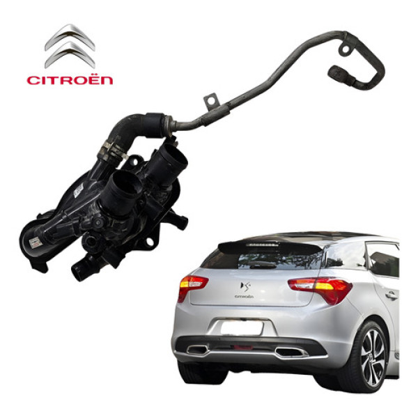 Carcaça Válvula Termostatica Completa Ds5 1.6 Thp 2013 2015