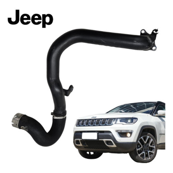 Mangueira Intercooler Esquerdo Jeep Compass Diesel 2017 2021 Preto