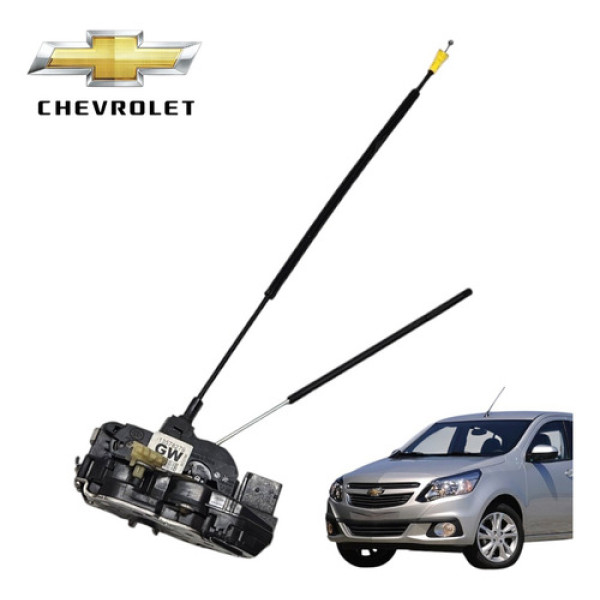 Fechadura Elétrica Dianteira Direita Chevrolet Agile 2015 Branco Dianteira