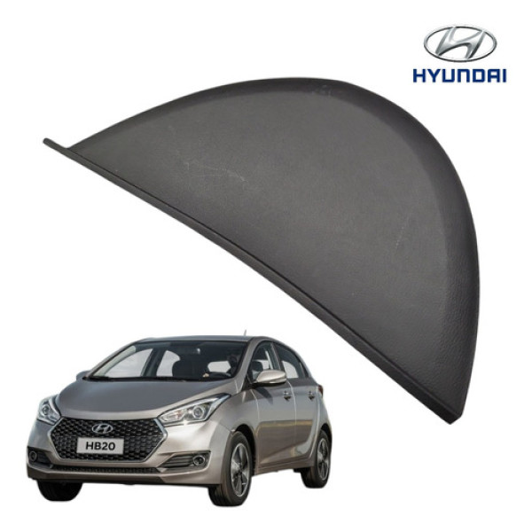 Acabamento Tampa Painel Direito Hyundai Hb20 2013 A 2019 Preto Padrão