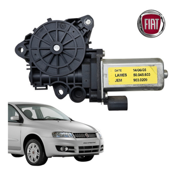 Motor Vidro Elétrico Traseiro Direito Fiat Stilo 2003 A 2010