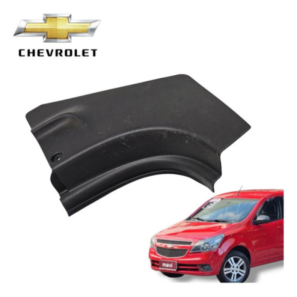 Soleira Porta Dianteira Esquerda Chevrolet Agile Ltz 2011 Preto